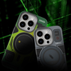 FORCELL F-PROTECT Levels Dual Layer 4D technológiával rendelkező tok, Militia Drop-Test kompatibilis MagSafe-al Samsung Galaxy S25 Ultra-hoz, kiberzöld - 2. kép
