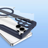 Dux Ducis Skin X Pro tok Samsung Galaxy S25 Ultra készülékhez MagSafe és pénztárcával - kék - 3. kép