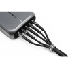 FORCELL F-ENERGY C256 kábel USB A - Type C QC3.0 3A 66W Cafule 2 m fekete - 1. kép