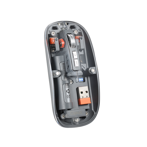Cliptec Számítógépes egér Átlátszó RZS630 vezeték nélküli optikai 1600DPI