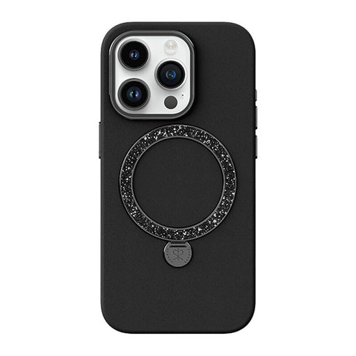 Joyroom PN-15L2 Dancing Circle tok iPhone 15 Pro-hoz (fekete)