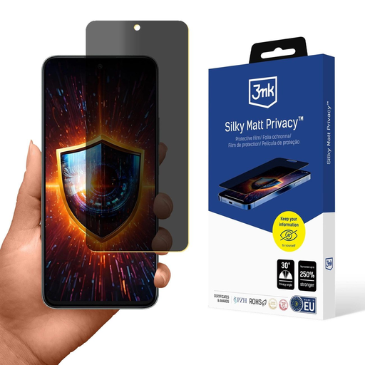 Matt 3mk Silky Matt Privacy kijelzővédő üvegfólia Honor 200 Smart készülékhez üvegfólia Matt 3mk Silky Matt Privacy kijelzővédő üvegfólia Honor 200 Smart készülékhez üvegfólia