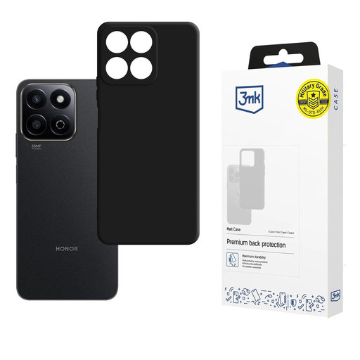 3mk Matt tok Honor 200 Smart - Fekete 3mk Matt tok Honor 200 Smart - Fekete