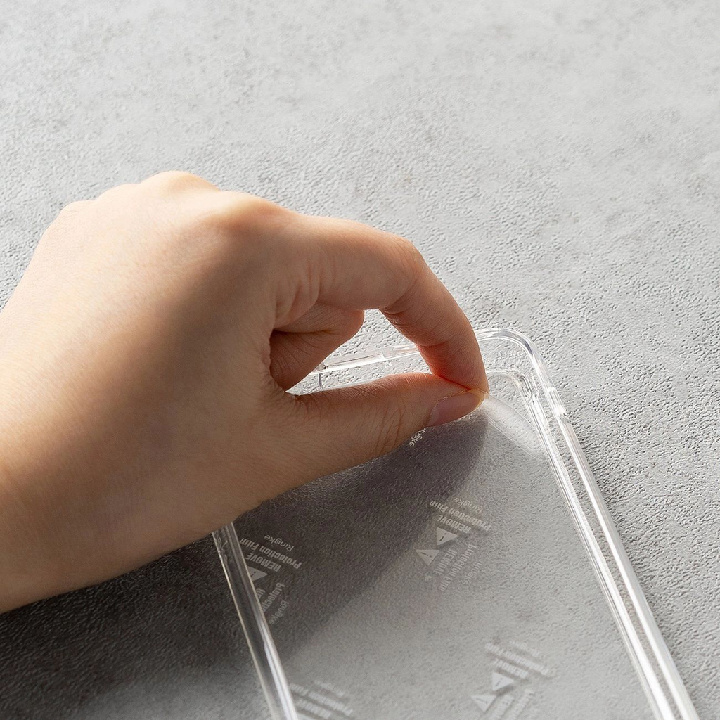 Ringke Fusion Design Páncélozott Tok zselés kerettel iPhone 14 Plus-hoz átlátszó (Virágos) - 14