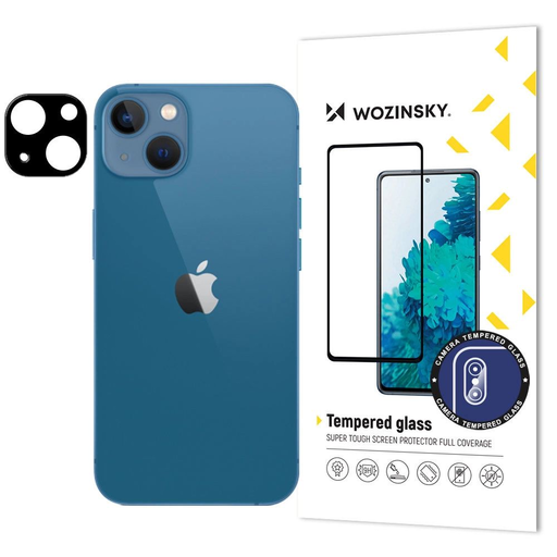 9H edzett üveg iPhone 15 Plus Wozinsky Teljes Kamera Üveg - fekete üvegfólia 9H edzett üveg iPhone 15 Plus Wozinsky Teljes Kamera Üveg - fekete üvegfólia