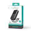 Joyroom JR-PBC06 mini powerbank beépített USB-C / Lightning kábelekkel 30W 10000mAh - fekete - 3. kép