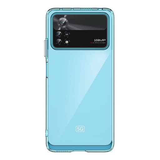 Outer Space Case Xiaomi Poco X4 Pro 5G rugalmas kerettel kék tok