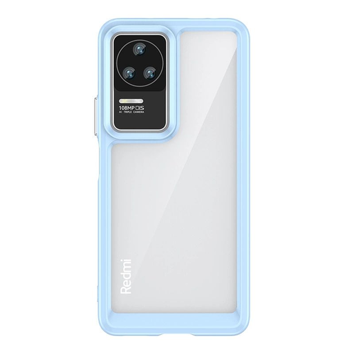 Outer Space Case Xiaomi Poco F4 5G tok rugalmas kerettel kék Outer Space Case Xiaomi Poco F4 5G tok rugalmas kerettel kék