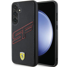 Ferrari Big SF Perforated tok Samsung Galaxy S24+ - fekete