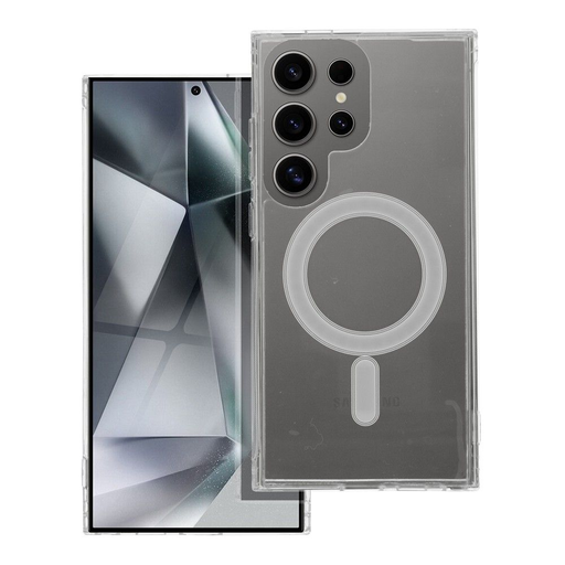 CLEAR MAG COVER tok kompatibilis MagSafe technológiával SAMSUNG S25 keresztezésére, átlátszó CLEAR MAG COVER tok kompatibilis MagSafe technológiával SAMSUNG S25 keresztezésére, átlátszó