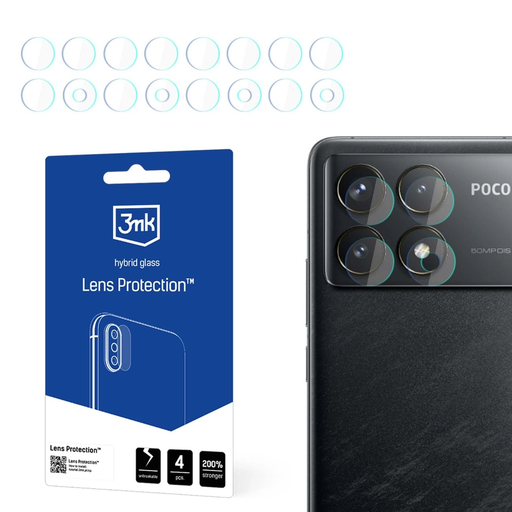 3mk Lencsevédő™ Hibrid Kameravédő Üveg Xiaomi Poco F6 Pro-hoz 3mk Lencsevédő™ Hibrid Kameravédő Üveg Xiaomi Poco F6 Pro-hoz