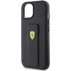 Ferrari Grip Stand Metal Logo tok iPhone 15 - fekete - 4. kép