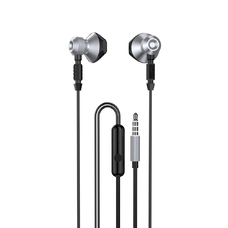Dudao Metal Vezetékes Fülhallgató 3.5mm Mini Jack Szürke (X2C-Gray)