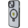 Ferrari Ring Stand 2023 Collection MagSafe tok iPhone 15 Plus / 14 Plus - Fekete - 0. kép