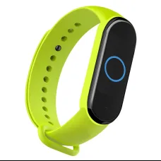 Szilikon Xiaomi Mi Band 5 szíj zöld