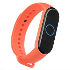 Szilikon Xiaomi Mi Band 5 szíj narancssárga