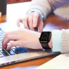 TECH-PROTECT BŐR ÓRASZÍJ APPLE WATCH 4/5/6/7/8/SE/Ultra (42/44/45/49mm) FEKETE - 2. kép