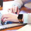 Apple Watch 4/5/6/7/8/SE/Ultra (42/44/45/49mm) Tech-Protect Bőr Óraszíj Barna - 3. kép