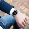 Apple Watch 3/4/5/6/7/8/SE (38/40/41 mm) Tech-protect Milaneseband Óraszíj Fekete - 0. kép