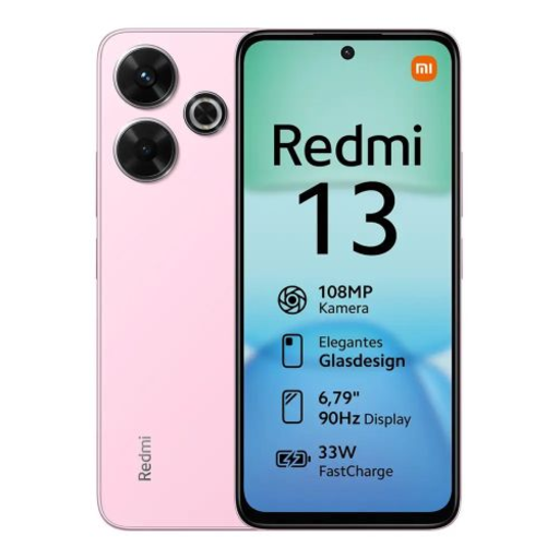 Xiaomi Redmi 13 4G Dual SIM 8GB RAM 256GB Gyöngy Rózsaszín EU