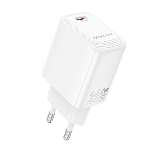 Borofone fali töltő BN26 Fuente - Type C - PD 20W fehér
