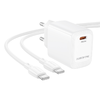 Borofone fali töltő BN26 Fuente - Type C - PD 20W Type C to Type C kábellel fehér - 3. kép