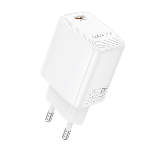 Borofone fali töltő BN28 Fuente - Type C - PD 30W fehér