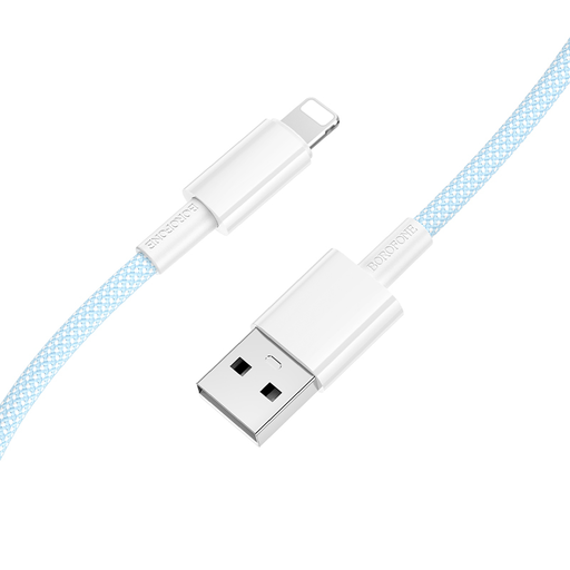 Borofone kábel BX117 Source - USB-Lighting - 2,4A 1 méter kék