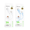 Borofone Kábel BX115 Lotto - USB to Type C - 3A 1 méter fehér - 3. kép