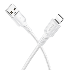 Borofone BX116 Certain kábel - USB a Lightning - 2,4A 1 méter fehér