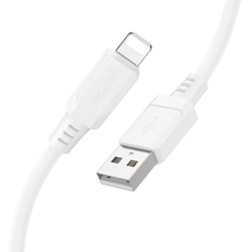Borofone Kábel BX115 Lotto - USB - Lightning - 2,4A 1 méter fehér