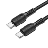 Borofone Kábel BX116 Certain - Type C na Type C - PD 60W 3A 1 meter čierna - 0. kép