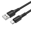 Borofone BX116 Certain kábel - USB to Type C - 3A 1 méter fekete - 0. kép