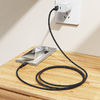 Borofone BX116 Certain kábel - USB to Type C - 3A 1 méter fekete - 1. kép