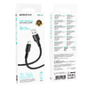 Borofone BX116 Certain kábel - USB to Type C - 3A 1 méter fekete - 2. kép