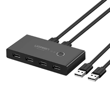 UGREEN 30768B Kapcsolódoboz, USB 3.0 (fekete), adapter