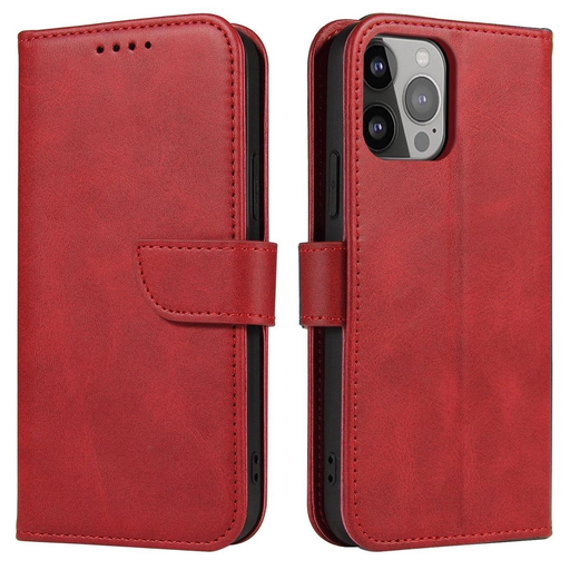 Magnet Case flip tok Samsung Galaxy A26 - piros