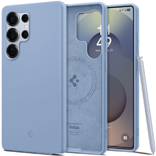 Spigen Silicone Fit Mag Magsafe Galaxy S25 Ultra Sapphire Blue