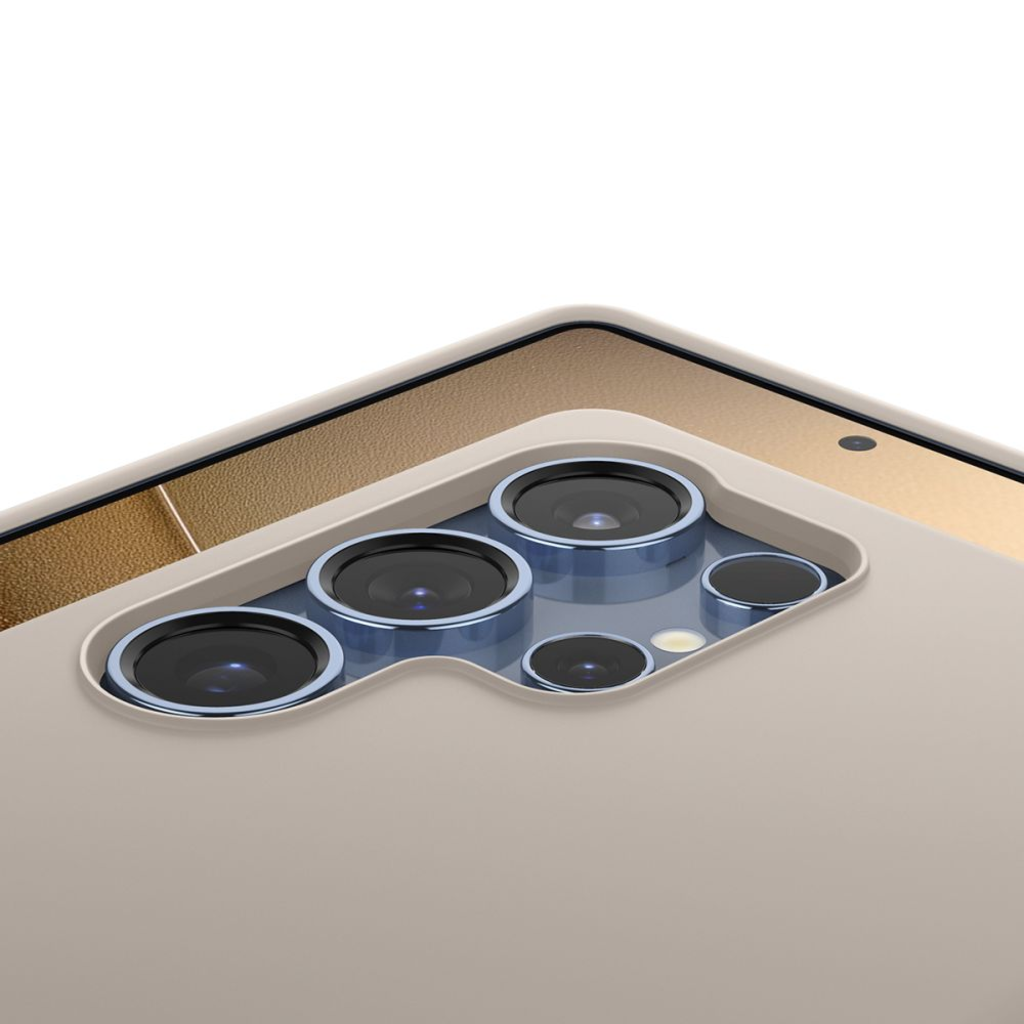  Samsung Galaxy S25 Ultra Természetes Titán Színű Spigen Szilikon Illeszkedés Mag Magsafe tok - 16