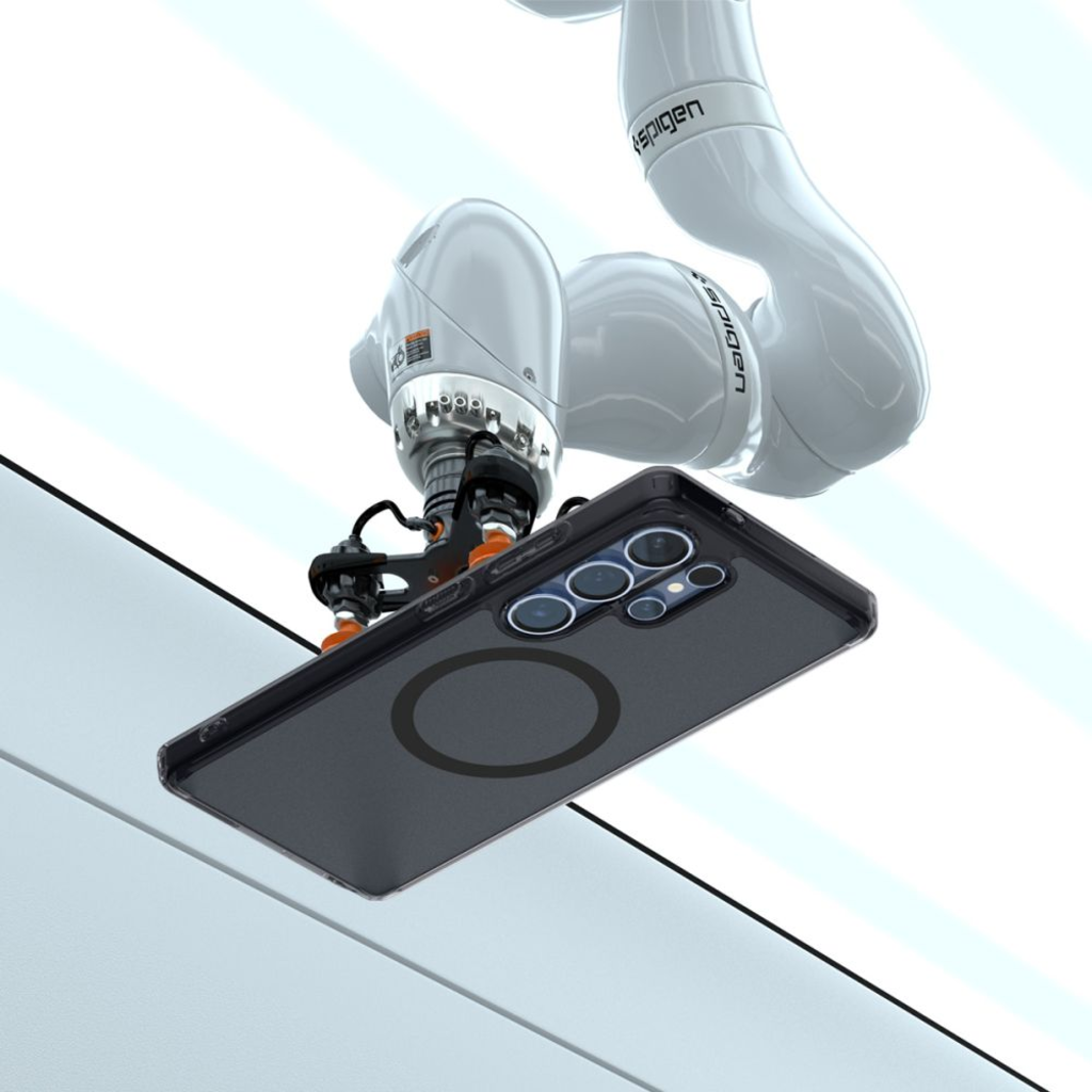  Galaxy S25 Ultra Fagyos Fekete Spigen Ultra Hybrid Mag Magsafe Tok - 11