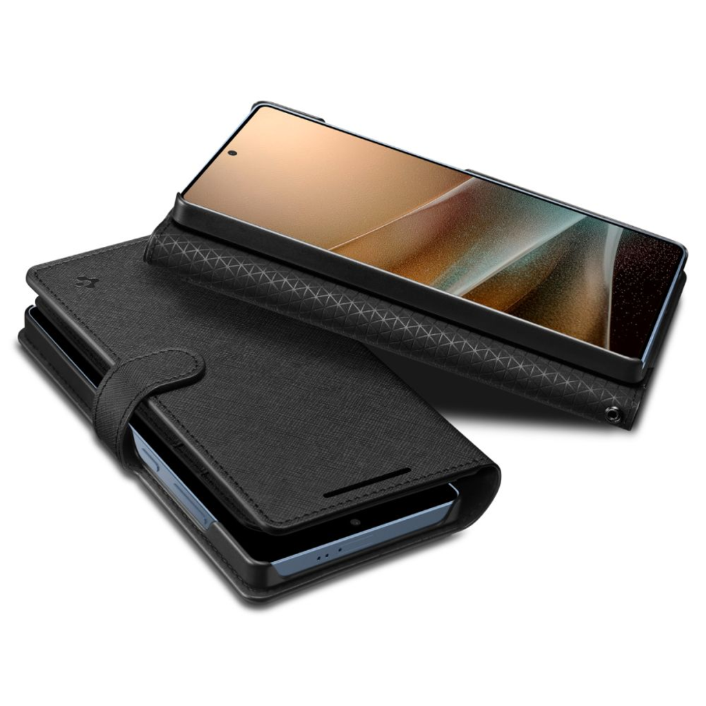  Galaxy S25 Ultra Spigen Wallet ”S” fekete tok - 8