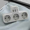 Tessan Fali hálózati elosztó TS-323-DE-C USB porttal - 3. kép