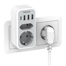 Tessan Fali Aljzat, elosztó TS-328-DE USB porttal