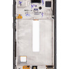 LCD kijelző + Érintőegység Samsung A528B Galaxy A52s 5G Fekete (Szervíz csomag) - 0. kép