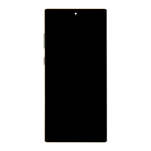 LCD kijelző + Érintőegység + Előlapi borítás Samsung N975 Galaxy Note 10+ Fekete