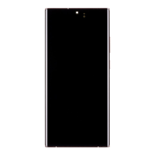 LCD kijelző + Érintőegység Samsung N985/N986 Galaxy Note 20 Ultra 4G/5G Mystic Bronze Kamera nélkül (Szerviz csomag)