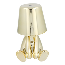 Éjjeli asztali lámpa GOLD MAN Art Deco ülő (5. verzió)