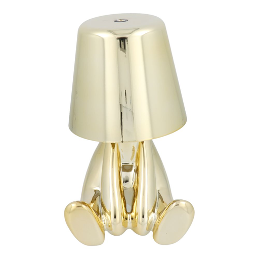 Éjjeli asztali lámpa GOLD MAN Art Deco ülő (5. verzió)