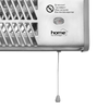 Home FK 24 falra szerelhető elektromos karccsöves fűtőtest, 600W/1200W,  IPX4 védelem, ezüst - 1. kép