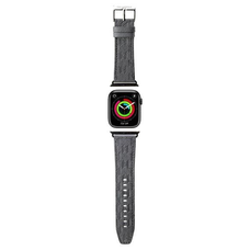 Karl Lagerfeld Saffiano Monogram szíj Apple Watch 38/40/41mm - ezüst